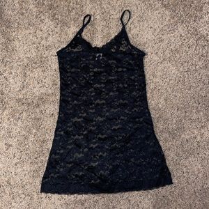 Black Lace Slip